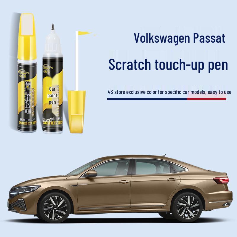 Volkswagen Passat Touch-Up Paint Pen - Weiran Colors: Gold Black, Champagne Gold, Glacier Blue, Sandalwood