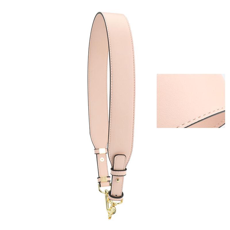 Versatile Black Cowhide Bag Strap: Wide, Solid Color Shoulder Strap Accessory