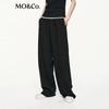 MO&Co. Women's Drape Wide-Leg Trousers