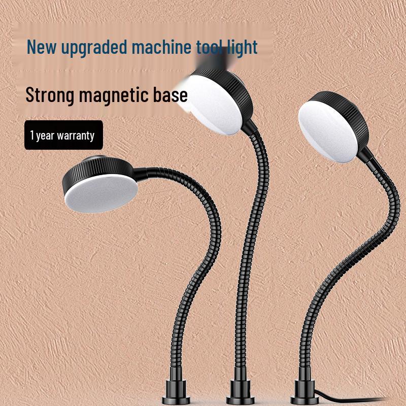 LED Work Light with Magnetic Base for Machine Tools - 220V, 24V