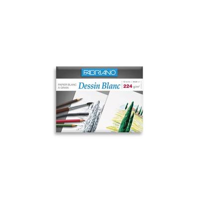 Fabriano - Fabriano White Paper Pouch 24x32 Cm 224 G 12 Sheets
