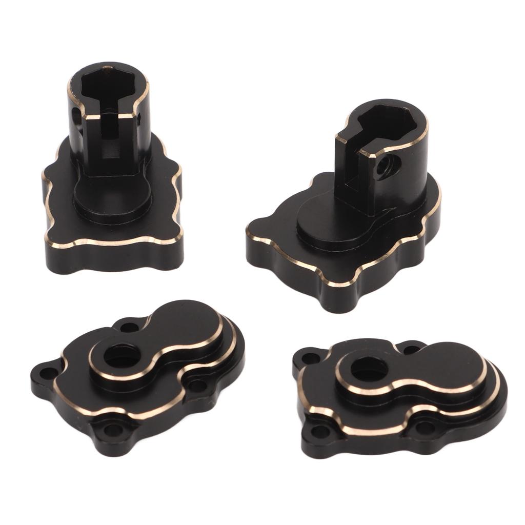 Brass Portal Axle High Polishing Precise Compact Black Fit For 124 FMS FCX24 Remote Control Car