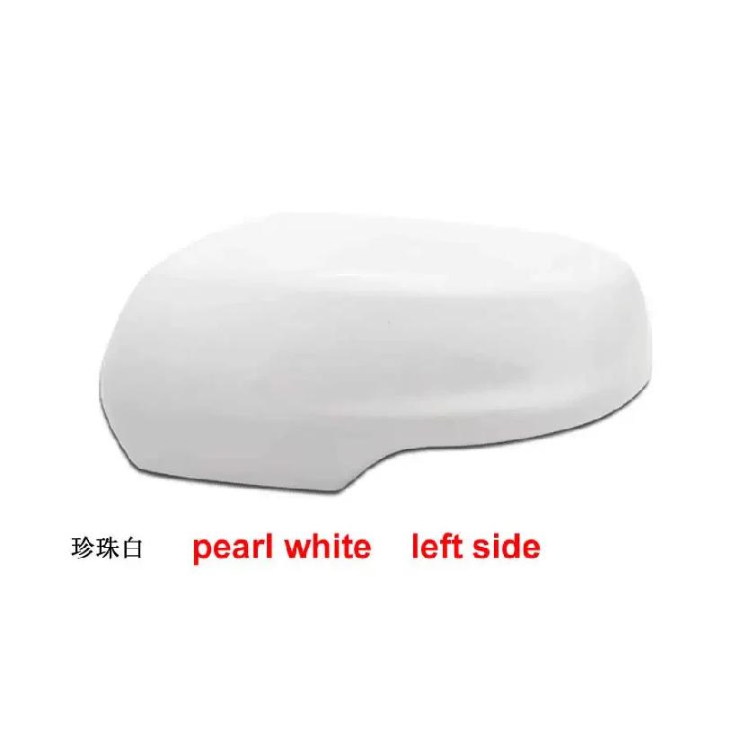 For Changan CX70 2016 2017 Auto Rear View Mirrors Shell Cap Housing Wing Door Side Mirror Cover with Painted Color 1pcs pearl white L