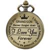 10pcs/lot Wholesale Quartz Pocket Watch with Arabic Numerals Chain Pendant Ideal Gift for Men Women Family Party Christmas Birt