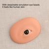 Eyebrows Microblading Eye Model Soft Silicone Eyeshadow Makeup Practice Eyes Board Dark Skin Color