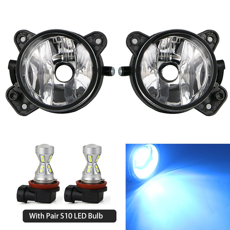Pair Left&Right Fog Lamp For VW Polo 2005 2006 2007 2008 2009 2010 Front Bumper Anti Fog Light 6QD941699 6QD941700