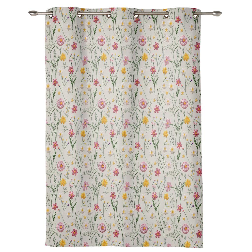 Red Bus London Street Scenery Local Color Window Curtains Scenic Curtains for Living Room Decorative Items Living Room