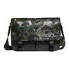 League 29 Classic Monogram Camouflage Flap Logo Print Coated Canvas And Leather Messenger Bag Men Bags Black Multicolor CA265-A5F