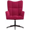 Relax Chair In Wine Red Velvet