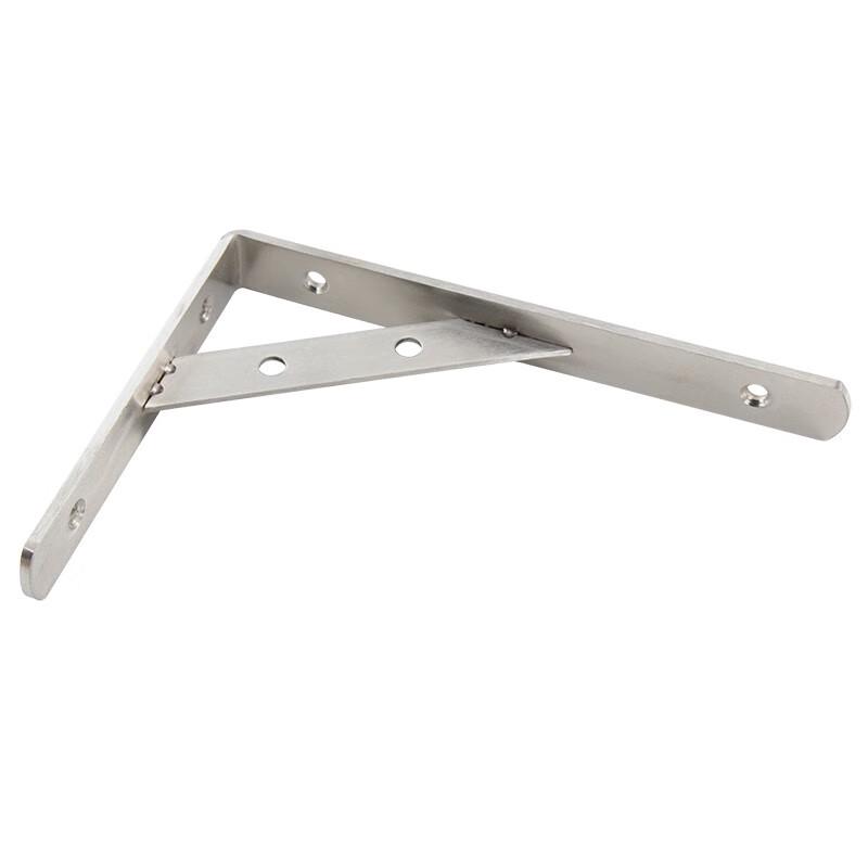 Heavy-Duty Stainless Steel Wall Shelf Bracket (2-Pack)
