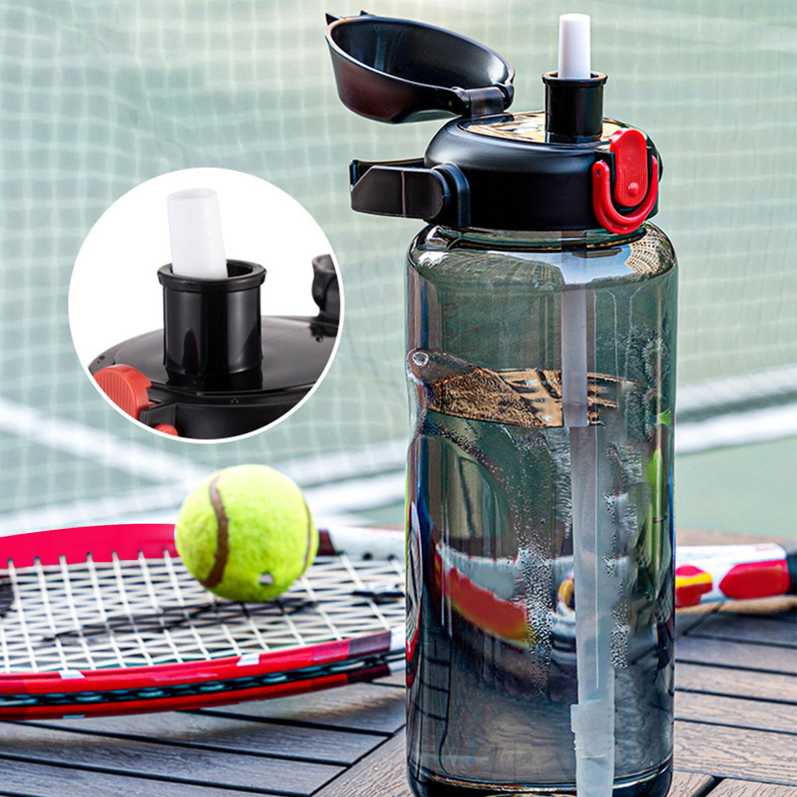 Мотивационные бутылки для воды с ручкой-соломинкой 2000 мл — фото 8