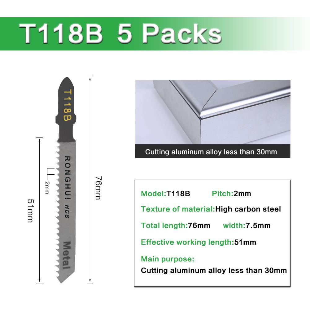 

Extended Woodworking Curve Saw Blade Coarse Teeth Fine Teeth High Speed Steel Stainless Steel Electric Saw Blade Cutting Metal Bone