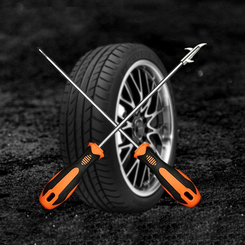 Glasses Stainless Steel Broken Stone Remover Slot Stones Cleaner Screwdriver Tire Cleaning Hook