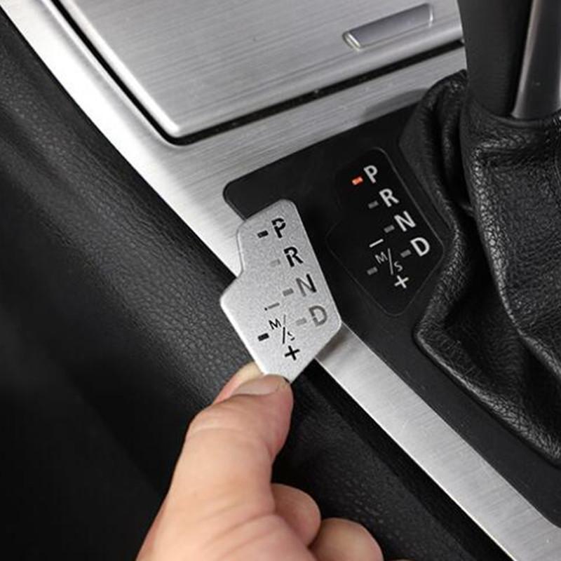 Car Central Control Gear Panel Button Cover Indication Trim Sticker For BMW 5 6 Series E63 E60 04-07 X3 E83 2006-10 E53