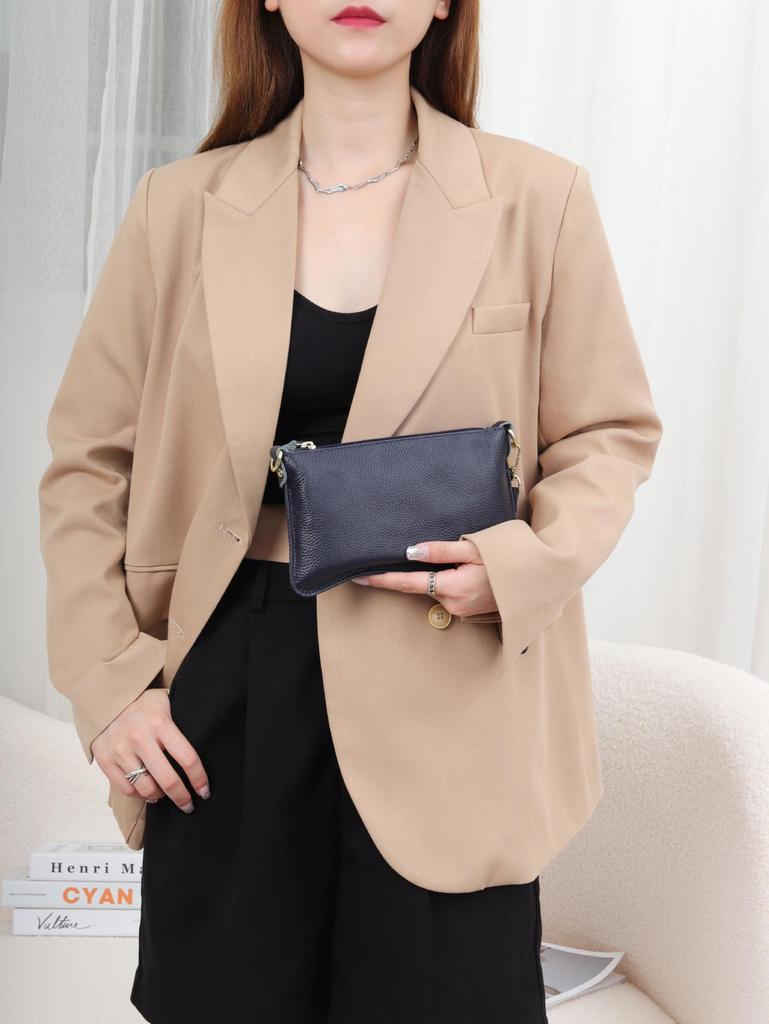 2025 Women's Fashion Cowhide Envelope Clutch Bag - Versatile & Trendy Handheld Accessory