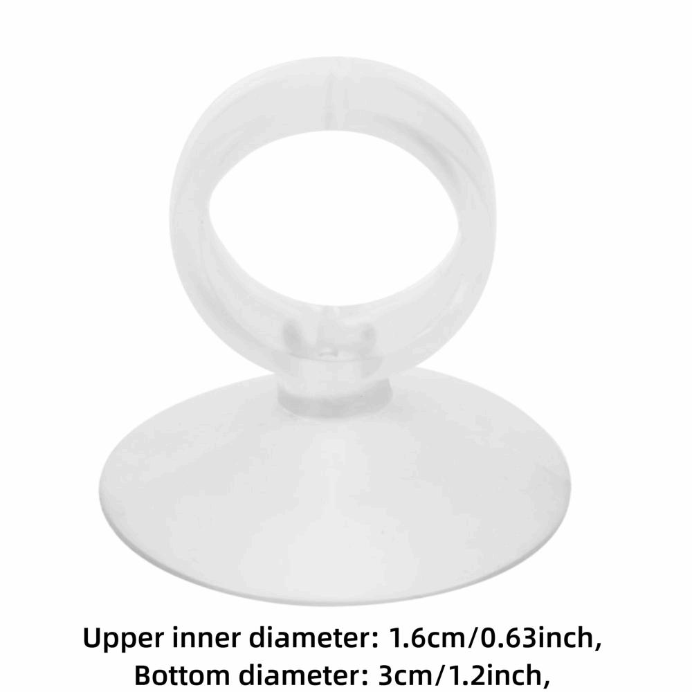 

20PCS Set Durable Clear White Aquarium Suction Cup 2.2cm Tube Holder Water Pump Tube Holder 1.6cm Fish Tank Sucker Aquarium