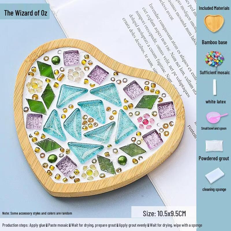 

JINGRX Mosaic DIY Coaster Kit