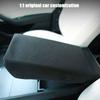 Verdickte Armlehnenboxabdeckung für Tesla Model 3/Y Auto Mittelkonsole Armlehnenabdeckung Auto Armlehnen-Schutzpolster Autozubehör