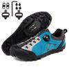 Scarpe da ciclismo da montagna di alta qualità in vera pelle Scarpe da ciclismo da velocità Scarpe da ginnastica da corsa all'aperto 39-46 Scarpe da ciclismo MTB