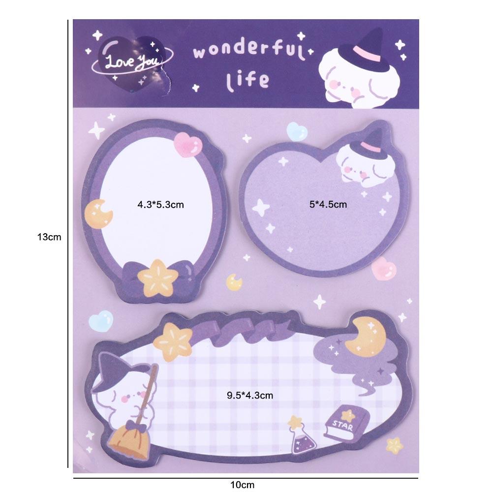 Rabbit Cartoon Sticky Notes Cartoon Rabbit Sticky Notes Bear Sticky Notes  Kids Gift