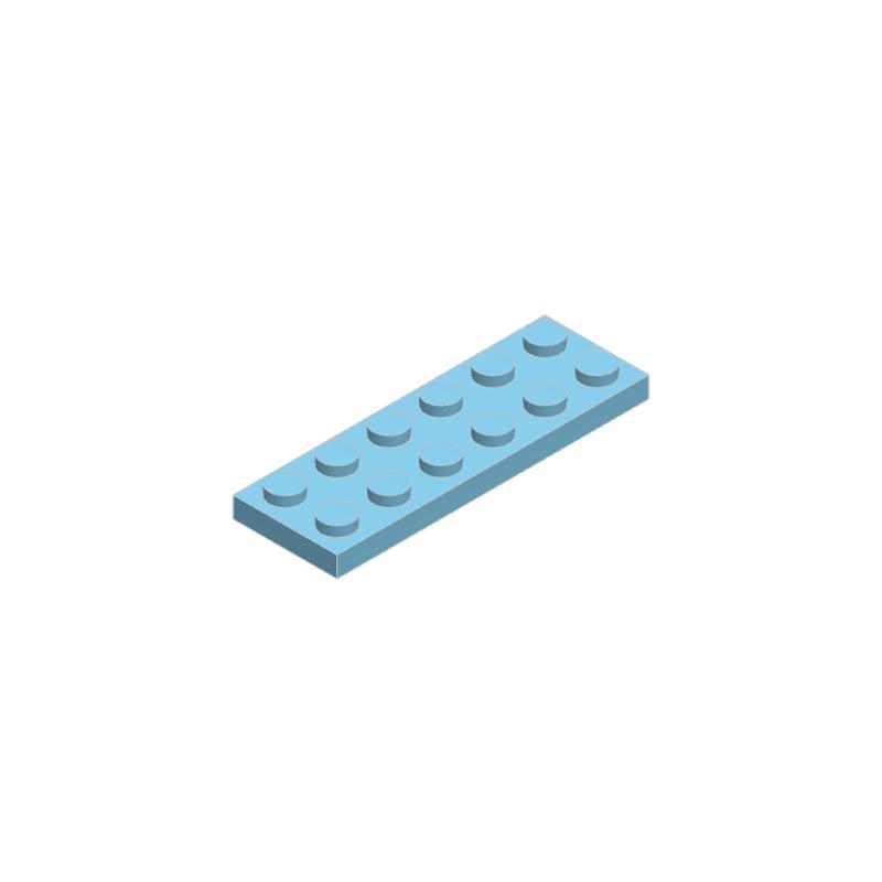 50g/29PCS 3795 2x6 Basic Building Blocks Moc Color Loose Parts Compatible with Bricks DIY Children's Toy Assembly