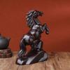 Wood Horse Statues Handmade Horse Figurine Sculptures Home Decors Table Ornament Collectible Figurines Gift Women Men