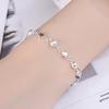925  Silver Stars Bead Bracelets Women Korean Versatile Adjustable Charm Bracelets Girls Sweet Beautiful Jewelry Gifts