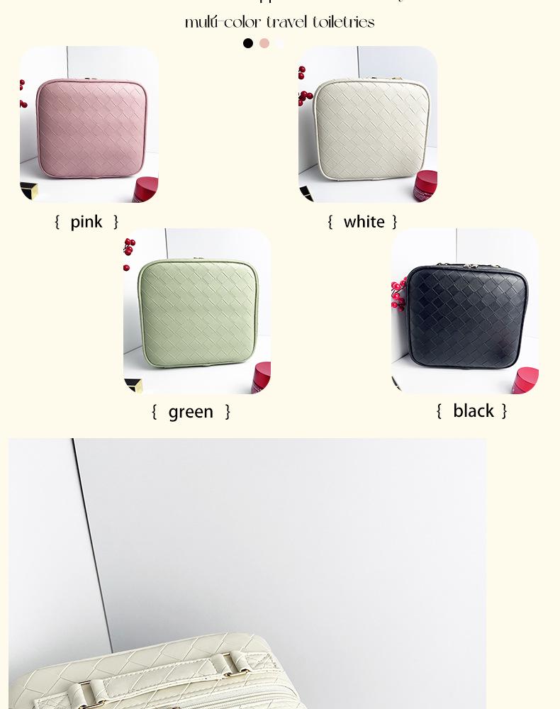 New 2025 LED Mirror Makeup Bag: Large-Capacity, Portable, Hanging Suitcase Storage for Women