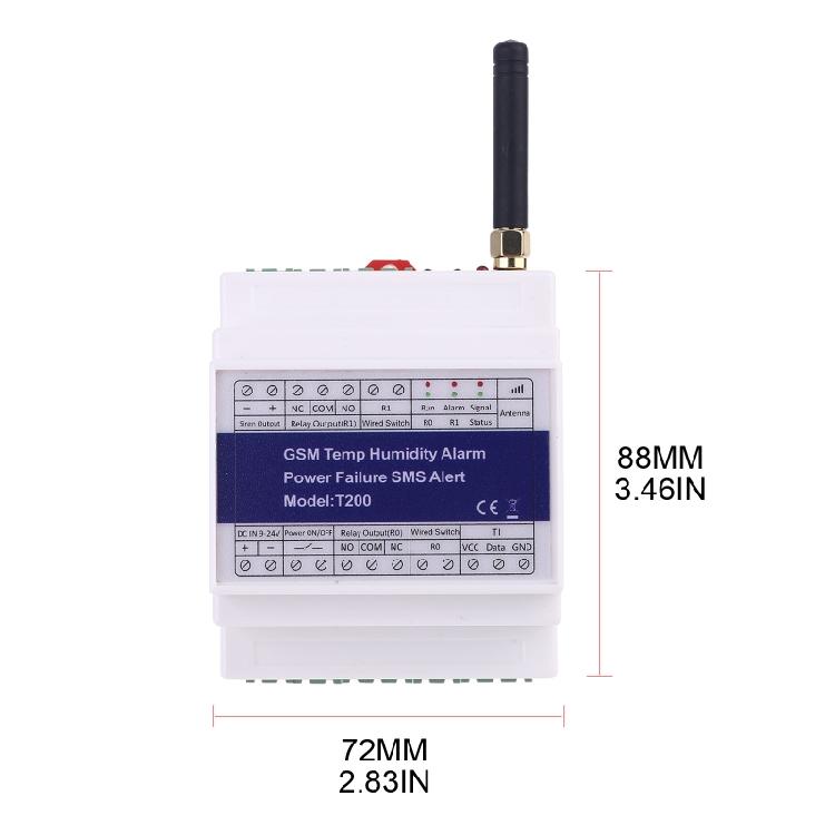 3G 4G Temperature Humidity Power Status Monitoring Relay GSM Built-in Battery