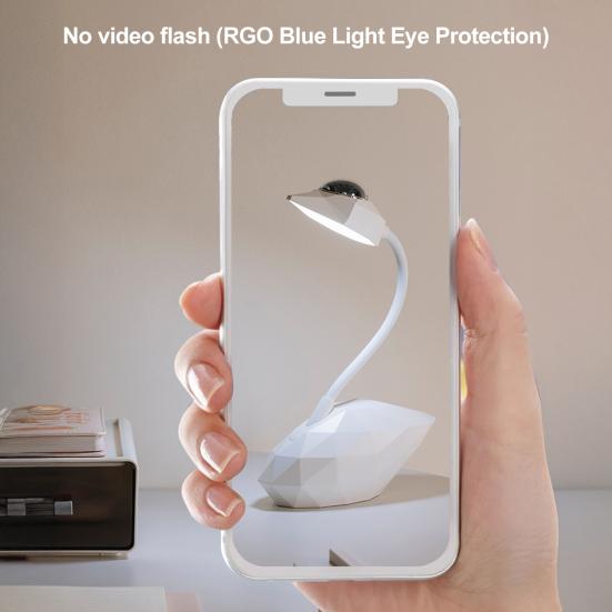 LED Desk Lamp with 360-Degree Gooseneck Desk Flicker Free 3 Lighting Modes Dimmable Study Table Light with Pen Holder