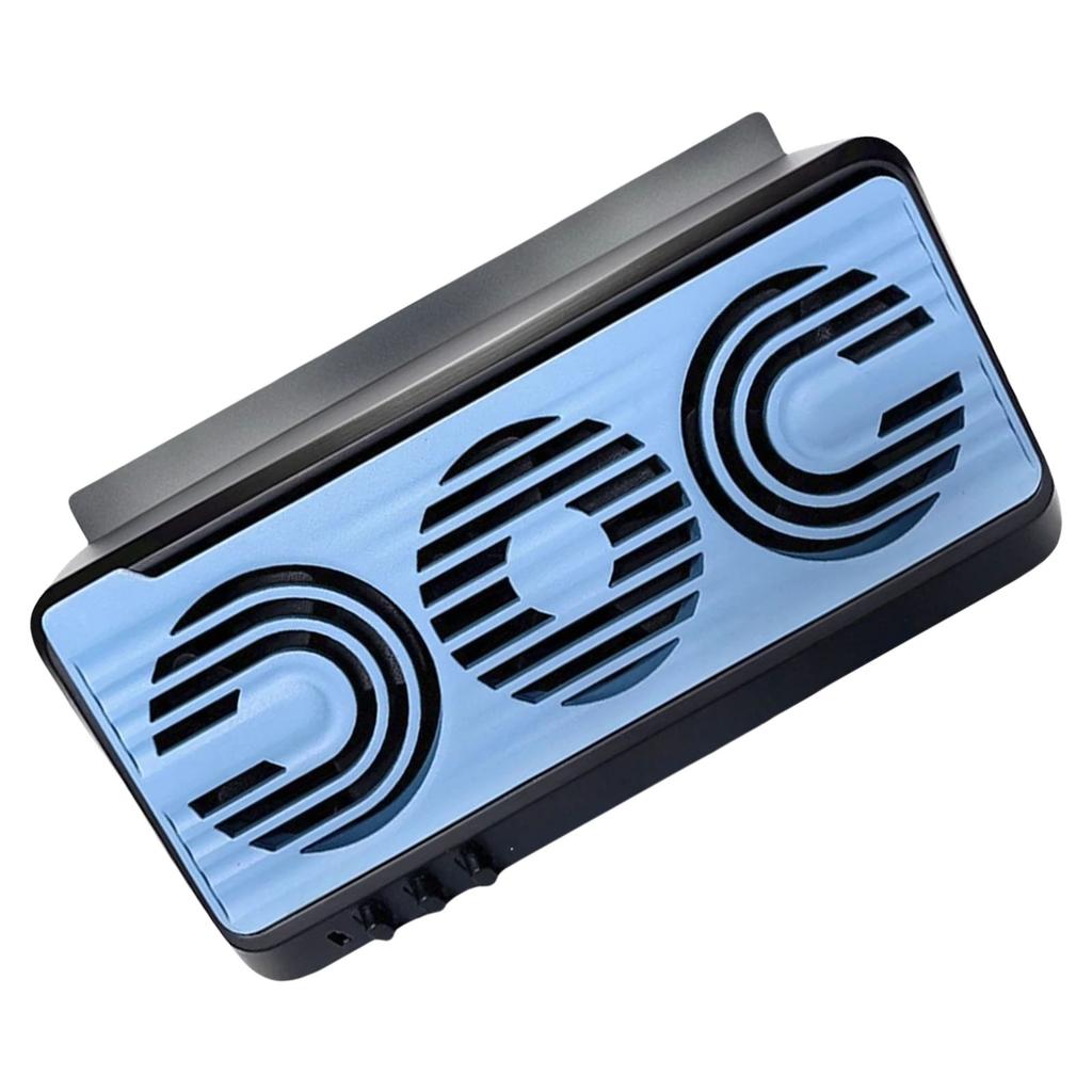 Portable Solar Powered Auto SUV Cooling Exhaust Fan 3 Fans for Efficient Air Circulation and Comfort Temperature Control