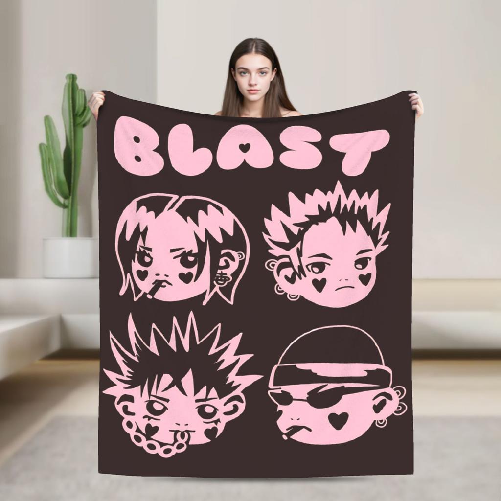 Nana Anime Blankets Flannel Funny Soft Throw Blankets for Chair Covering Sofa Autumn/Winter
