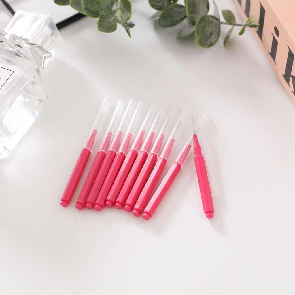 Soft Bristle Pencil-Type Interdental Brush for Cleaning Tooth Gaps and Gum Care