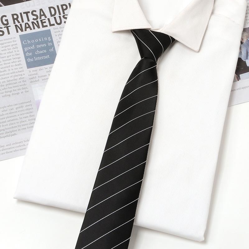 Men's Zipper Tie, Knot-free Business Formal Tie