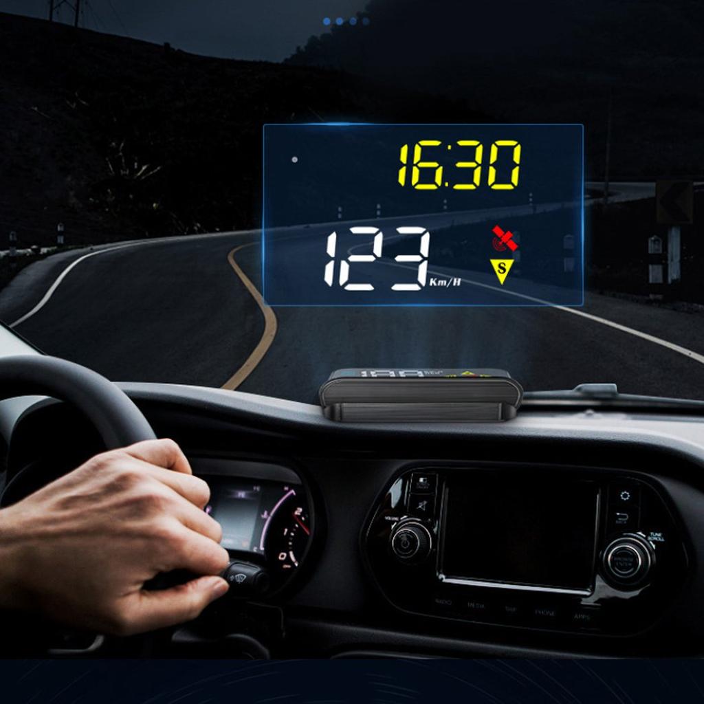 Buy VAL Universal Car HUD GPS Speedometer Speed Head Up Display M17