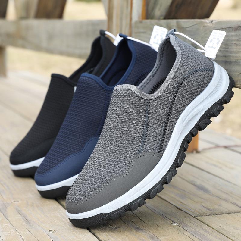 Men's Shoes Spring Lazy Shoes Daily Casual Breathable Versatile Shoes Fashion Casual One-pedal Sports Shoes