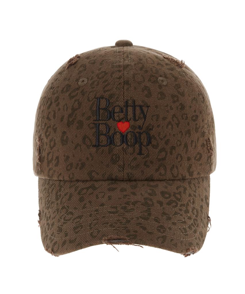 CNVS Betty Boop Leopard Ball Cap_Brown