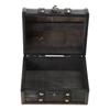 Antique Retro Treasure Chest Wooden Storage Box Decorative Jewelry Organizer Box  Trinket