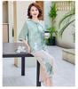 Mom's Stylish 2026 Chinese-Style Short-Sleeve Two-Piece Set for 50+ Women
