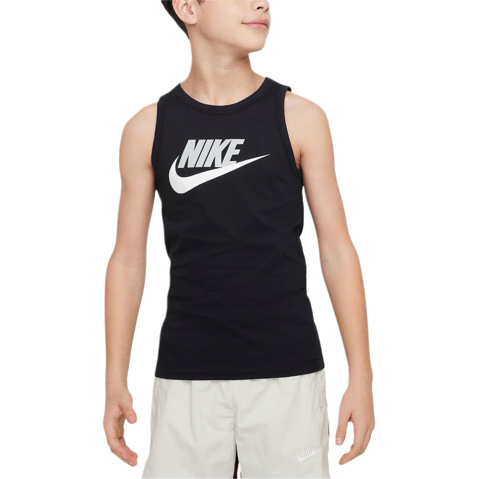 (GS) Nike Sportswear Essential Tank Top Black Kids FV5325-010 XL