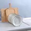 Stainless Steel Dish Draining Rack Kitchen Pot Lid Plates Storage Racks Multipurpose Shelf Bowl Drying Holder Kitchen Organizer