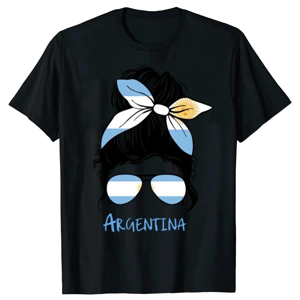 Super Argentine Proud Argentinian Argentina Flag T Shirts Tee Tops Round Neck Short-Sleeve Fashion Tshirt Casual Basic T-shirts