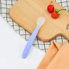 Cucchiaini Morbidi in Silicone per Neonati e Bambini Utensili per l'Alimentazione con Acqua per Neonati e Bambini Piccoli Cucchiaini Morbidi con Punta per Pappa di Riso e Zuppa