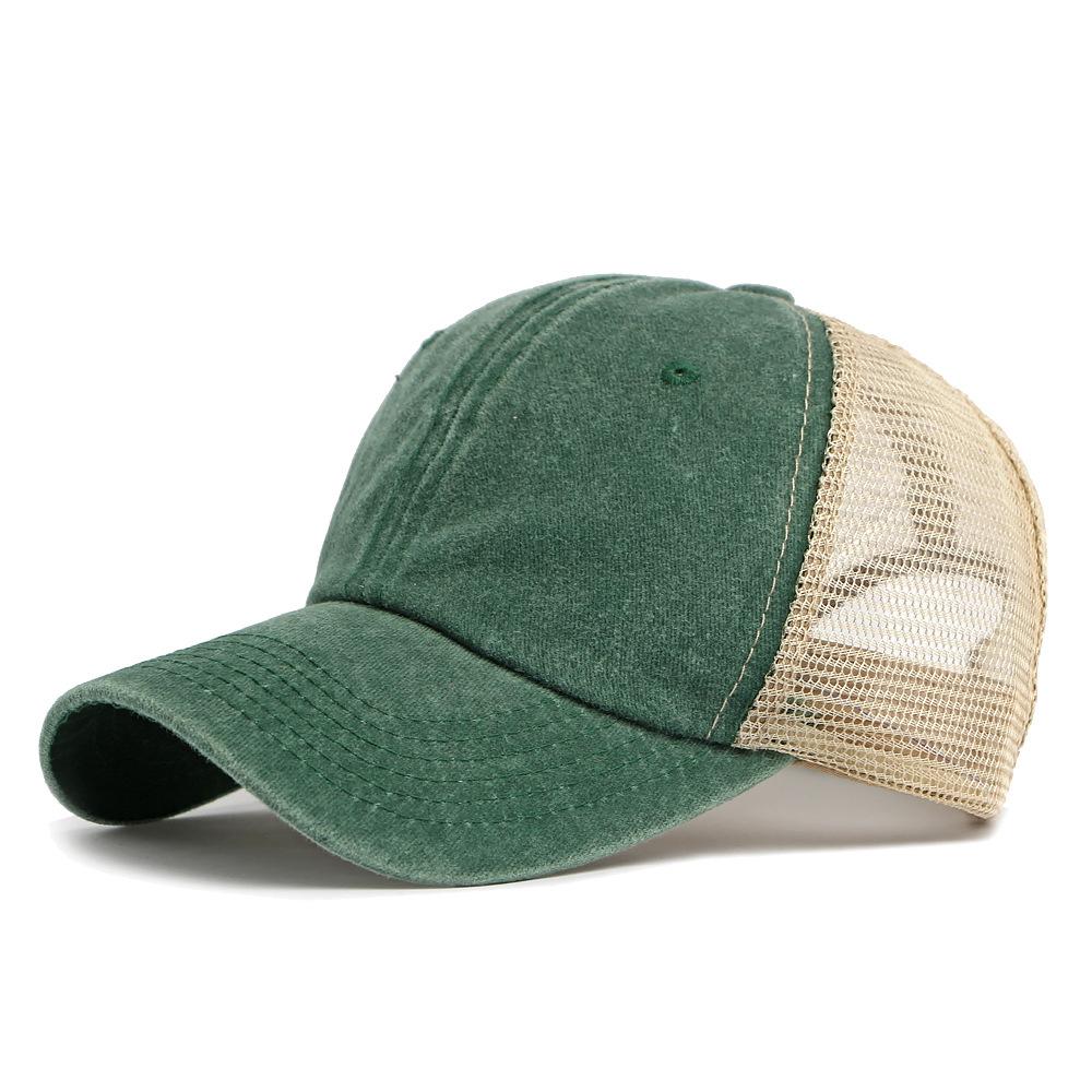 Women's Spring Summer Thin Breathable Mesh Baseball Cap Men's Cotton Cap Sunscreen Hat
