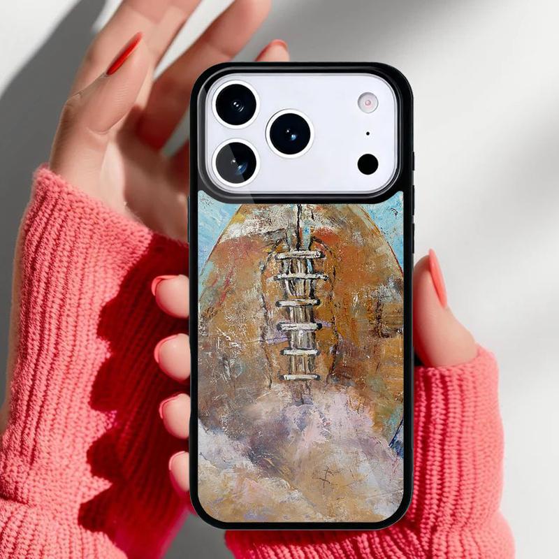 American Football Sport Phone Case for iPhone 17 16 15 14 13 Pro Max Back Cover for 12 11 Pro Coque