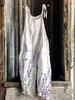 2025 Summer Retro Print Wide-Leg Women's Jumpsuit