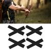 8PCS Archery Sticker Pad PU   Anti Slip Bow String Shock Absorbing Silencer Dampener for Recurve Bow