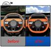 For Xiaomi YU7 2025 Car Steering Wheel Cover Leather Non-slip Auto Interior Accessories