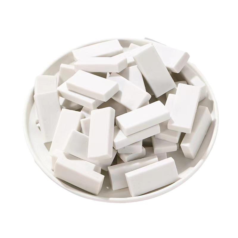 Eco-friendly Pure White TPR Eraser for Students and Artists - Child-Safe Stationery, Customizable Bulk Printing Available