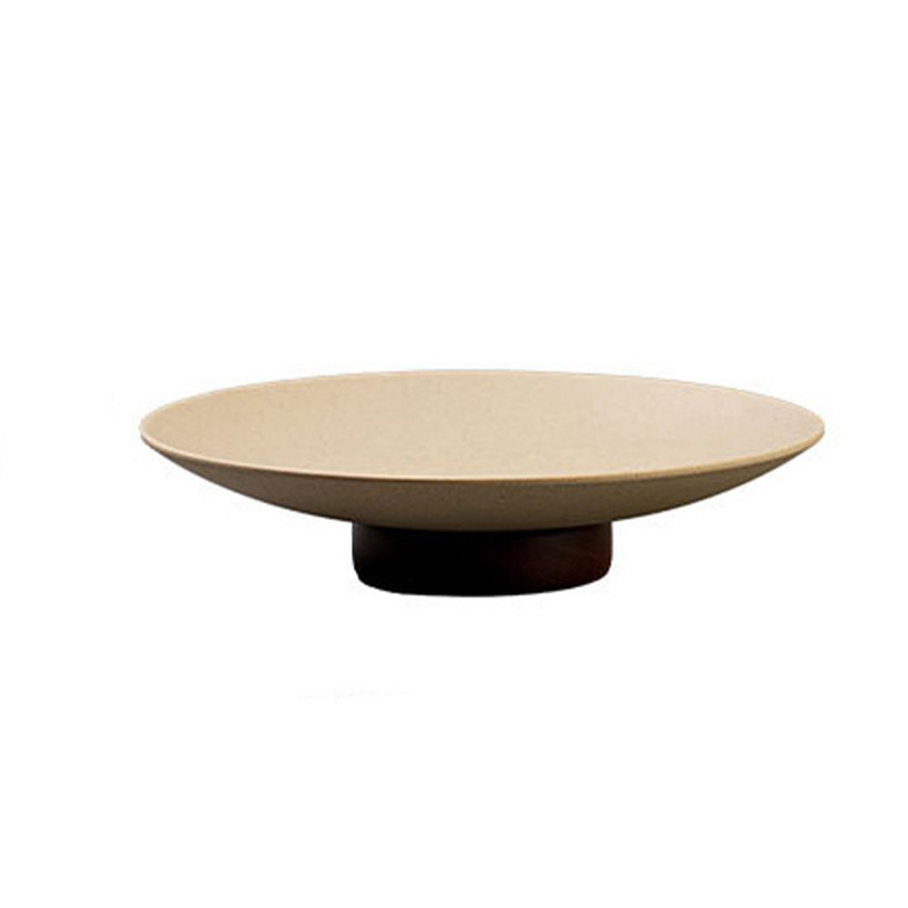 Durable Storage Tray Ceramic Fruit Plate Tableware Dessert Tray  Dim Sum